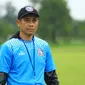 Joko Susilo, pelatih Arema FC (Liputan6.com/Rana Adwa)