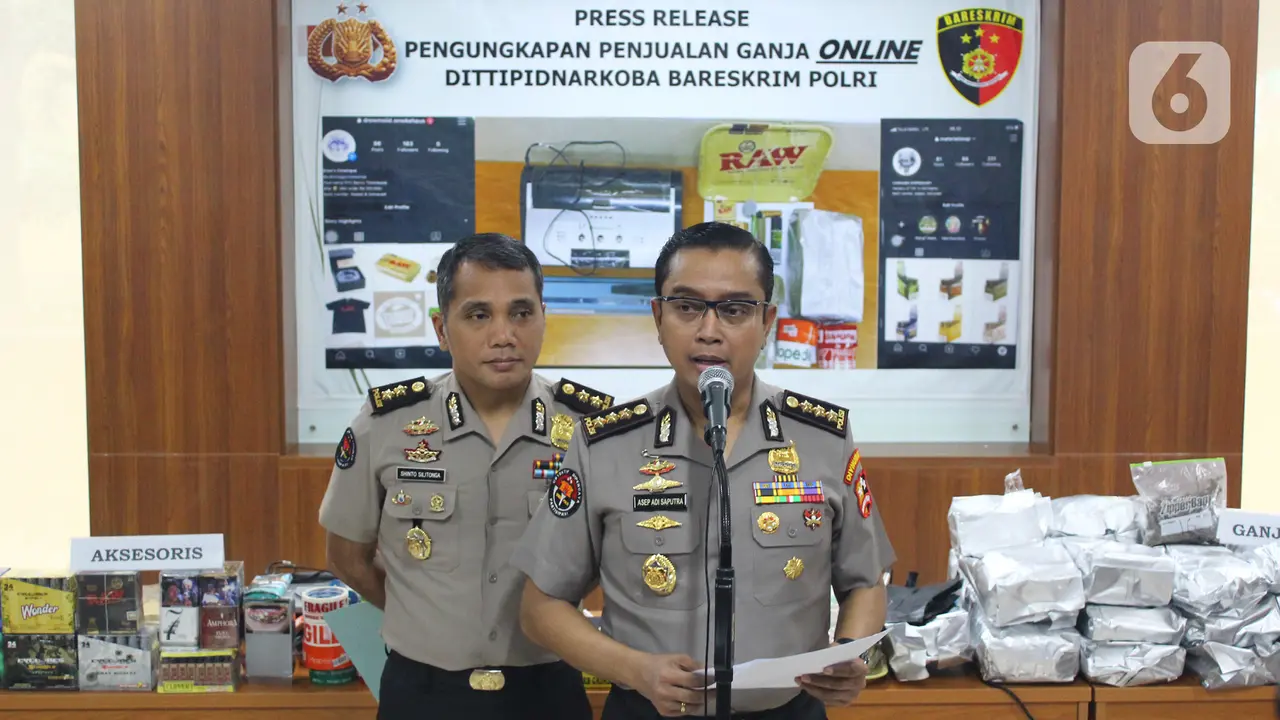 Polisi Bongkar Penjualan Ganja Dalam Aksesoris Rokok