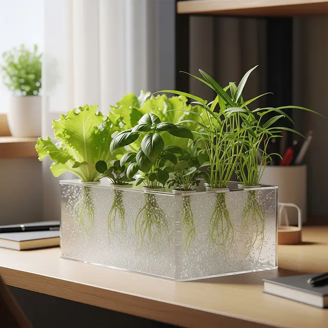Kebun Hidroponik Minimalis di Kamar Kos Tanpa Ribet dan Tanpa Tanah (AI)