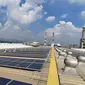 Pembangunan panel tahap kedua panel surya PV (photovoltaic) untuk Chandra Asri Petrochemical di Kota Cilegon, Banten, telah diselesaikan oleh TotalEnergies. (Kamis, 22/07/2021).