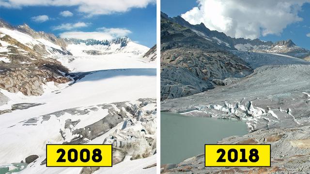 Potret Miris '10 Years Challenge' Perubahan Bumi