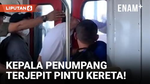 VIDEO: Kepala Penumpang Terjepit Pintu Kereta Bandara YIA