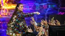 Agnez Mo HUT Indosiar ke-25 (Adrian Putra/Fimela.com)