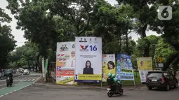 Selain itu, Komisi Pemilihan Umum (KPU) sudah mengatur pemasangan APK jelang Pemilu 2024. (Liputan6.com/Angga Yuniar)