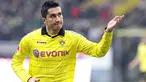 Gaya gelandang Borussia Dortmund asal Turki, Nuri Sahin di laga lanjutan Bundesliga melawan St. Pauli di Dortmund, 19 Februari 2011. Dortmund menang 2-0. AFP PHOTO / PATRIK STOLLARZ