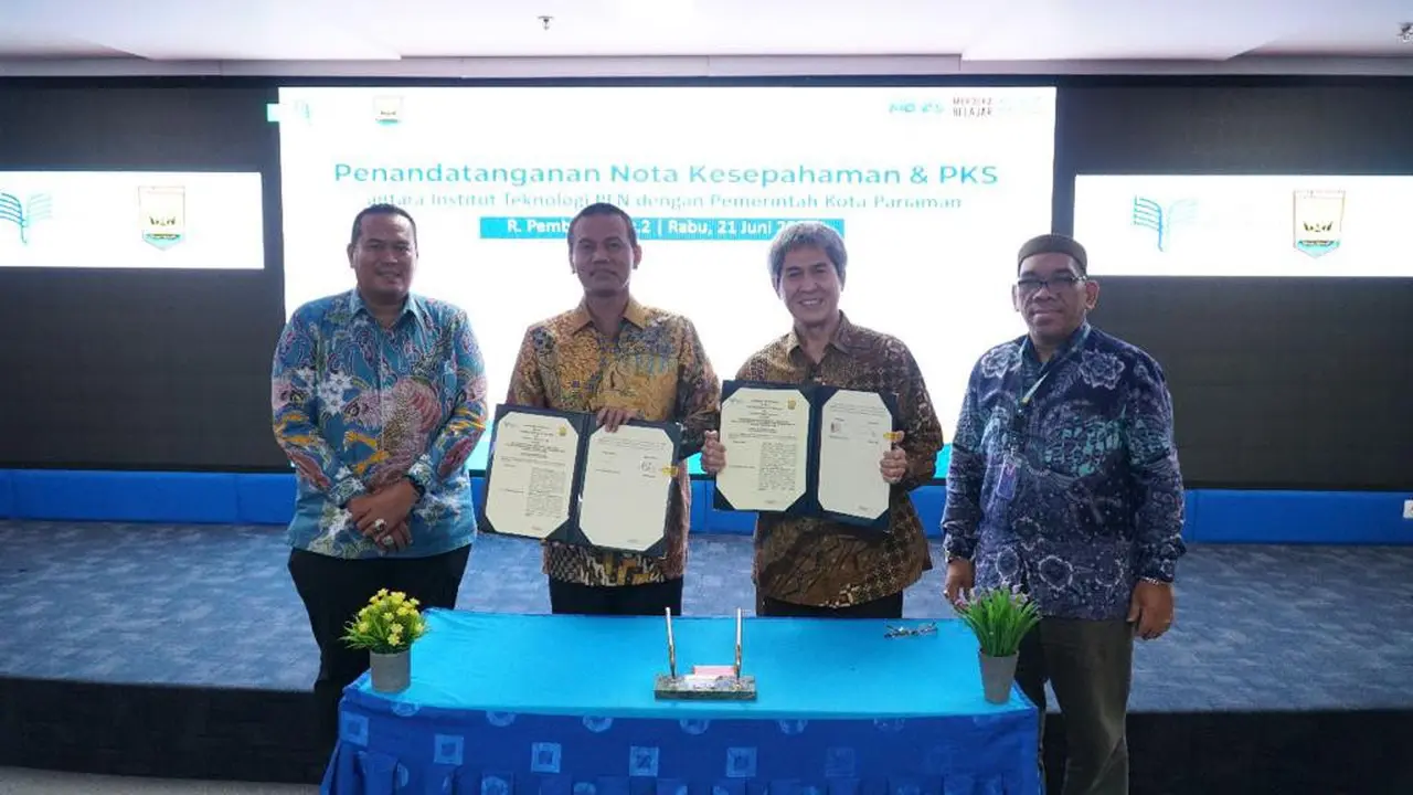 Institut Teknologi PLN (ITPLN) menjalin kolaborasi dengan Pemerintah Kota (Pemko) Pariaman Sumatera Barat. Kerja sama dikemas dalam bentuk Nota Kesepakatan Bersama tentang penyelenggaraan pendidikan, penelitian, pengabdian masyarakat dan pengembangan SDM