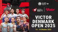 Link Live Streaming Badminton Denmark Open 2025: Eksklusif di Vidio