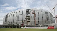 Jakarta International Stadium (JIS). (Bola.com/Muhammad Adiyaksa).