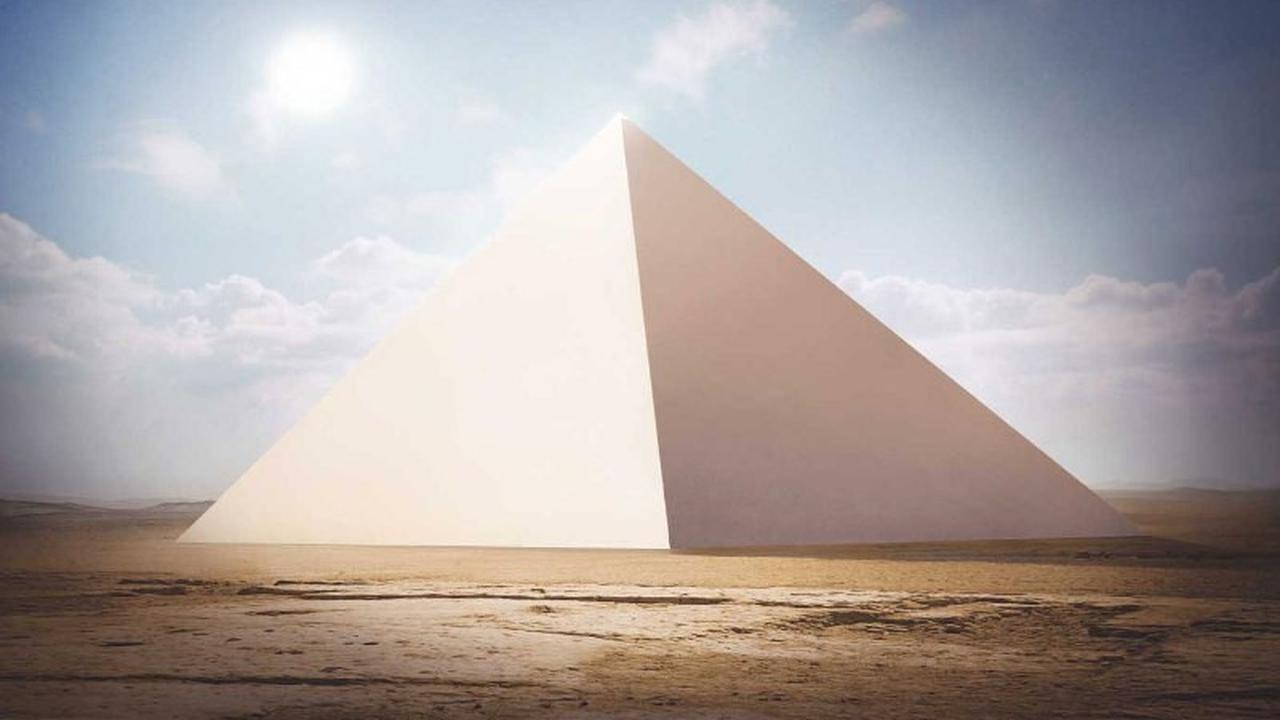Ribuan Tahun Lalu,Piramida Agung Giza Bersinar Terang Bak Bintang