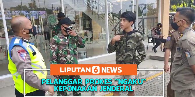 VIDEO: Langgar Prokes dan Mengaku Keponakan Jenderal, Remaja Ini Dihukum Push Up