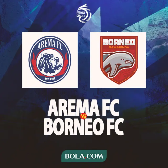 Liga 1 - Arema FC vs Borneo FC