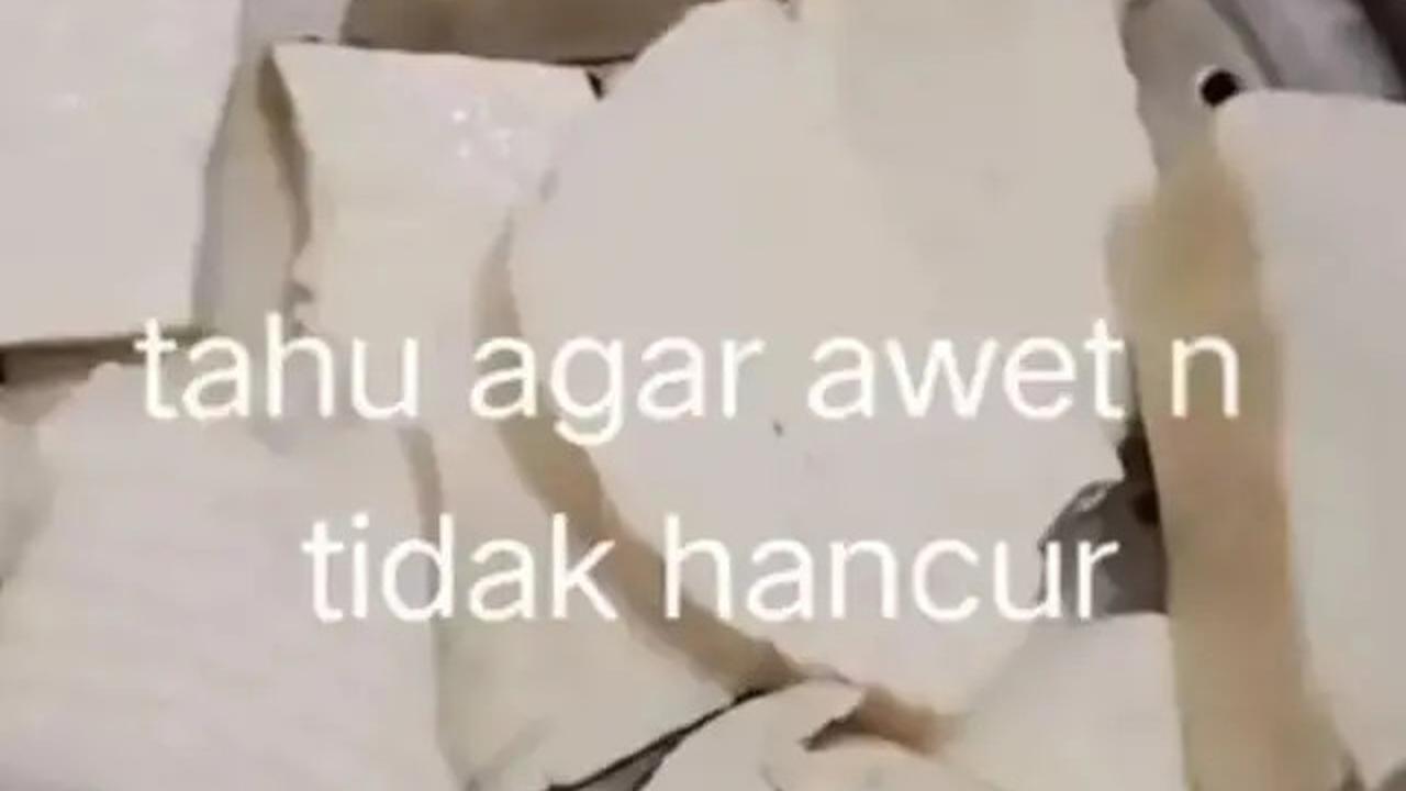 Cara Membuat Tahu Awet, Tidak Mudah Hancur, dan Anti Berlendir Tanpa Direbus