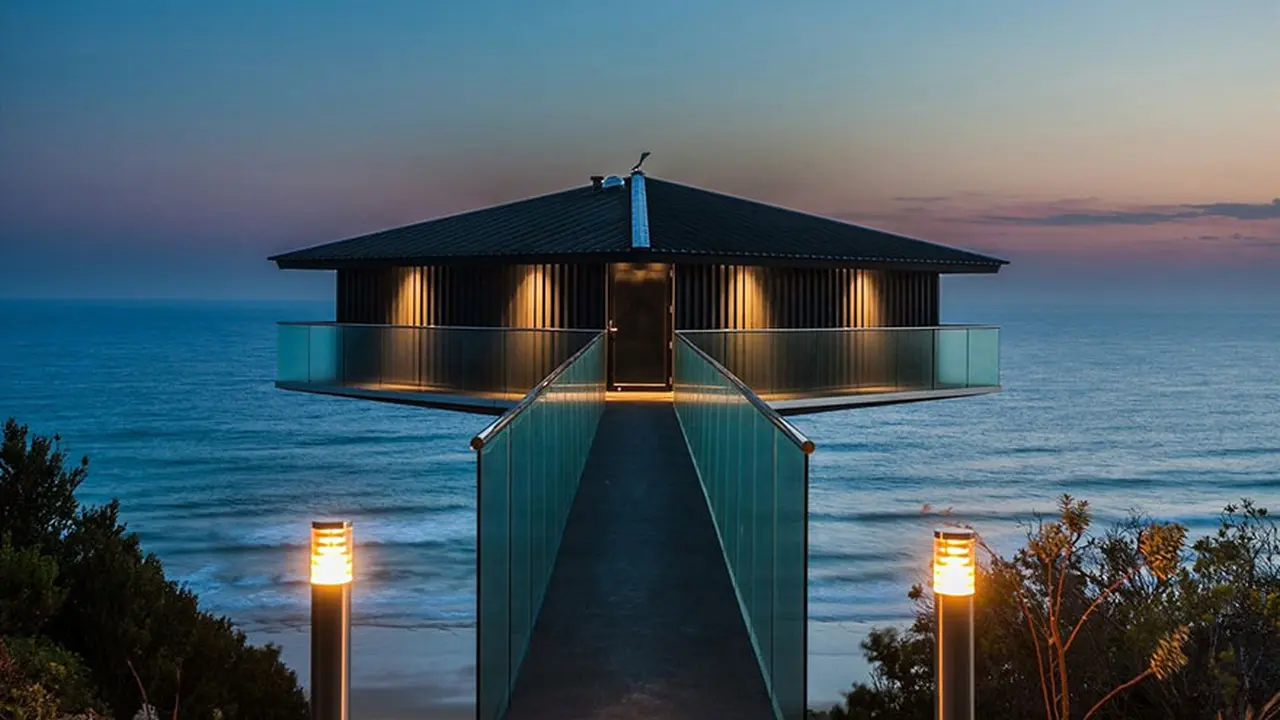 Rumah Ini Dapat 'Mengambang' di Atas Pantai Selatan Australia