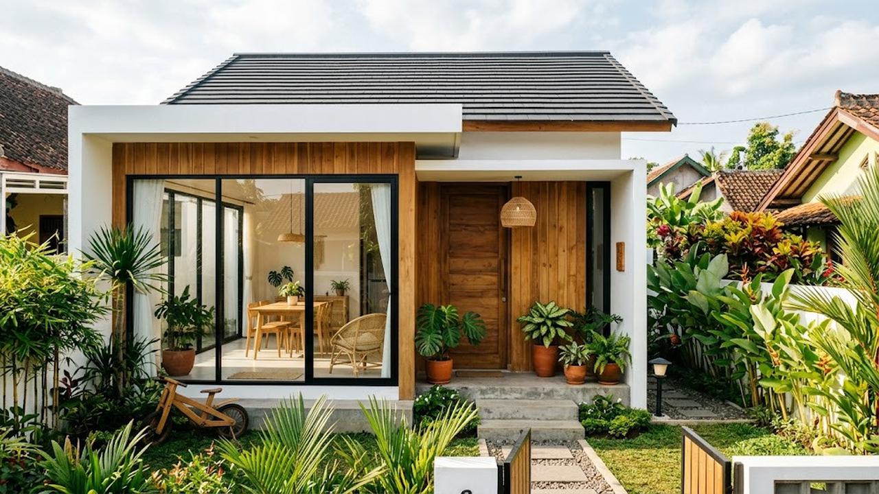 6 Model Rumah Bergaya Tropical Japandi yang Mudah Ditiru, Nyaman dan Estetik