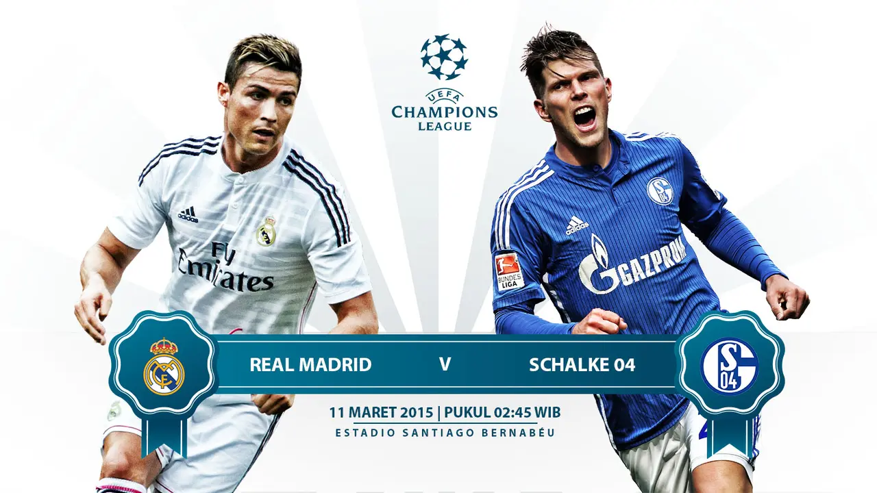 Prediksi Real Madrid vs Schalke 04 (Liputan6.com/Yoshiro)