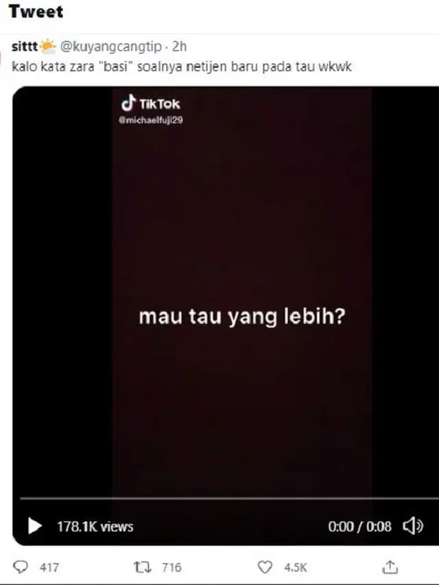 Adhisty Zara (Foto: Twitter/@kuyangcangtip)