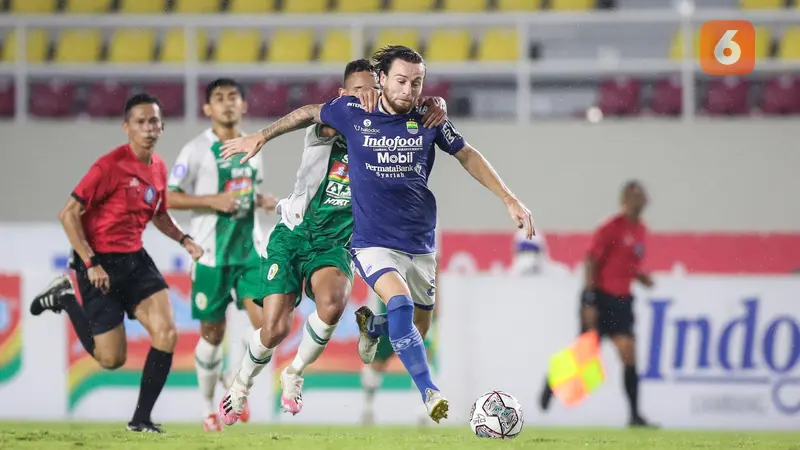 Foto: Wander Luiz dan Rashid Cetak Brace, Persib Bandung Kalahkan PSS Sleman di Pertandingan Lanjutan  BRI Liga 1