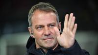 Hansi Flick hampir pasti akan jadi pindah ke Barcelona sebagai pengganti bagi Xavi Hernandez. (UWE KRAFT / AFP)