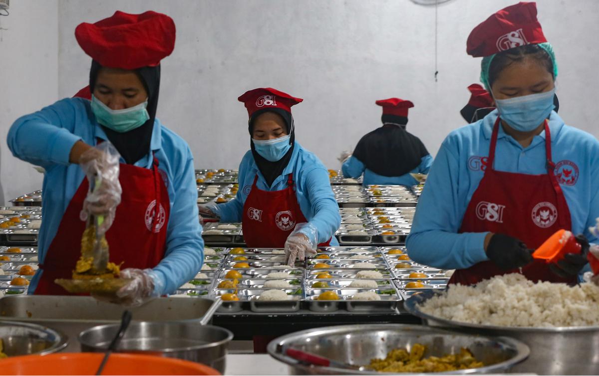 Dapur Makan Bergizi Gratis di Depok