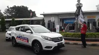 Test Drive Glory 580 yang dimulai dari Stasiun Purwakarta menuju kota Bandung, Selasa (5/6/2018)
