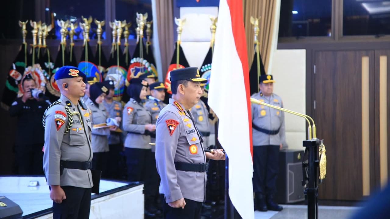 47 Perwira Tinggi Polri Naik Pangkat, 1 Perwira Raih Bintang Tiga