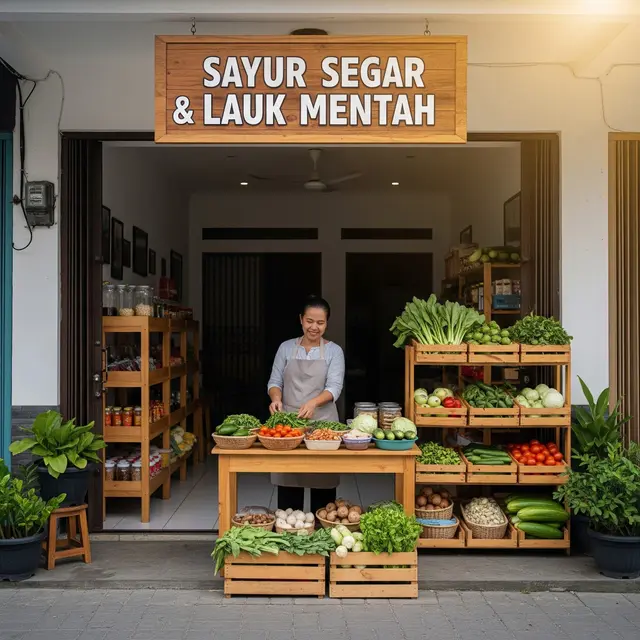 Usaha Kebutuhan Primer untuk IRT yang Tetap Dicari Meski Ekonomi Lesu (AI Generated)