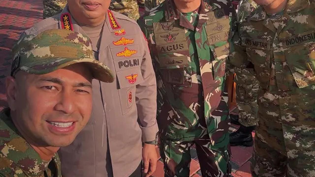 6 Potret Raffi Ahmad Retreat di Akmil Magelang Berseragam Komcad, Pose Bareng Prabowo dan Mayor Teddy