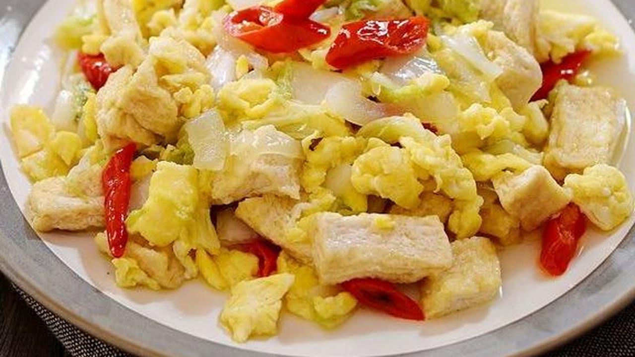 Sawi Putih Telur Orak-Arik