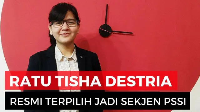 Berita video Ratu Tisha Destria seorang wanita yang menjadi Sekjen PSSI. Siapa sesungguhnya wanita ini? (Sumber : VisualTVLive)