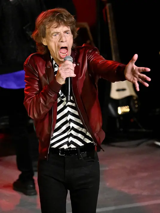 Dan ini menjadi bukti eksistensi bermusik The Rolling Stones selama lebih dari setengah abad. (Evan Agostini/Invision/AP)