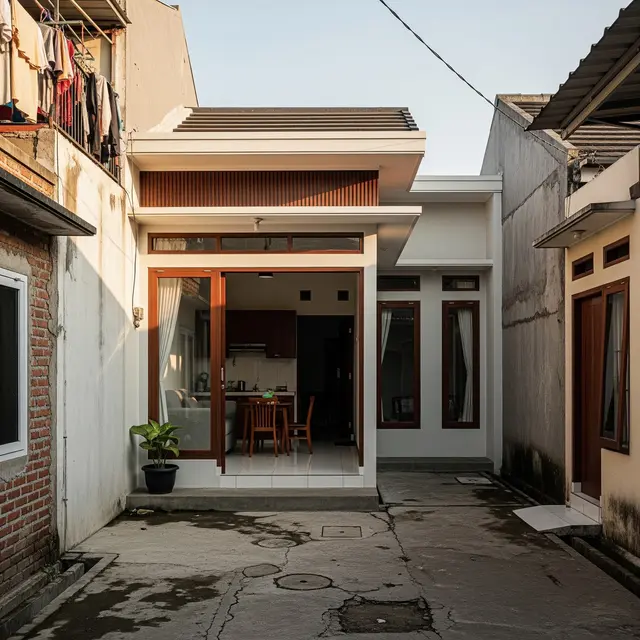 9 Model Rumah 1 Lantai Tipe 26 di Gang Sempit Tapi Nyaman, Desain Simpel Bikin Betah