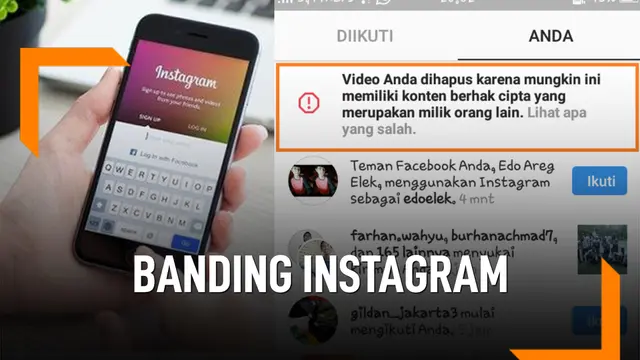 VIDEO: Pengajuan Banding Bila Postingan Dihapus Instagram