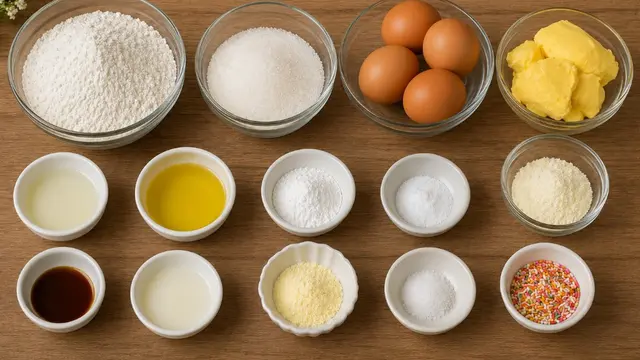 Bahan-Bahan untuk Membuat Bolu Jadul Kukus Tanpa Mixer