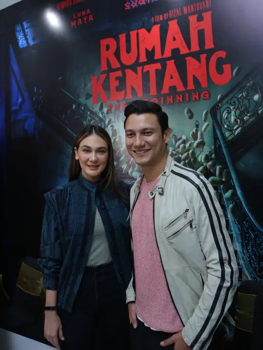 Luna Maya dan Christian Sugiono. (Daniel Kampua/Fimela.com)