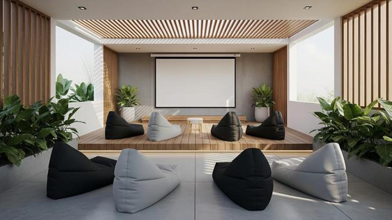 7 Desain Teras Kecil Tapi Kekinian dengan Bean Bag untuk Nobar Seru 2025