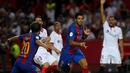 Barcelona selangkah lagi meraih trofi Piala Super Spanyol 2016 setelah pada Leg 1 unggul 2-0 atas Sevilla di Ramon Sanchez Pizjuan, Sevilla, Senin (15/8/2016) dini hari WIB. (Reuters/Jon Nazca) 