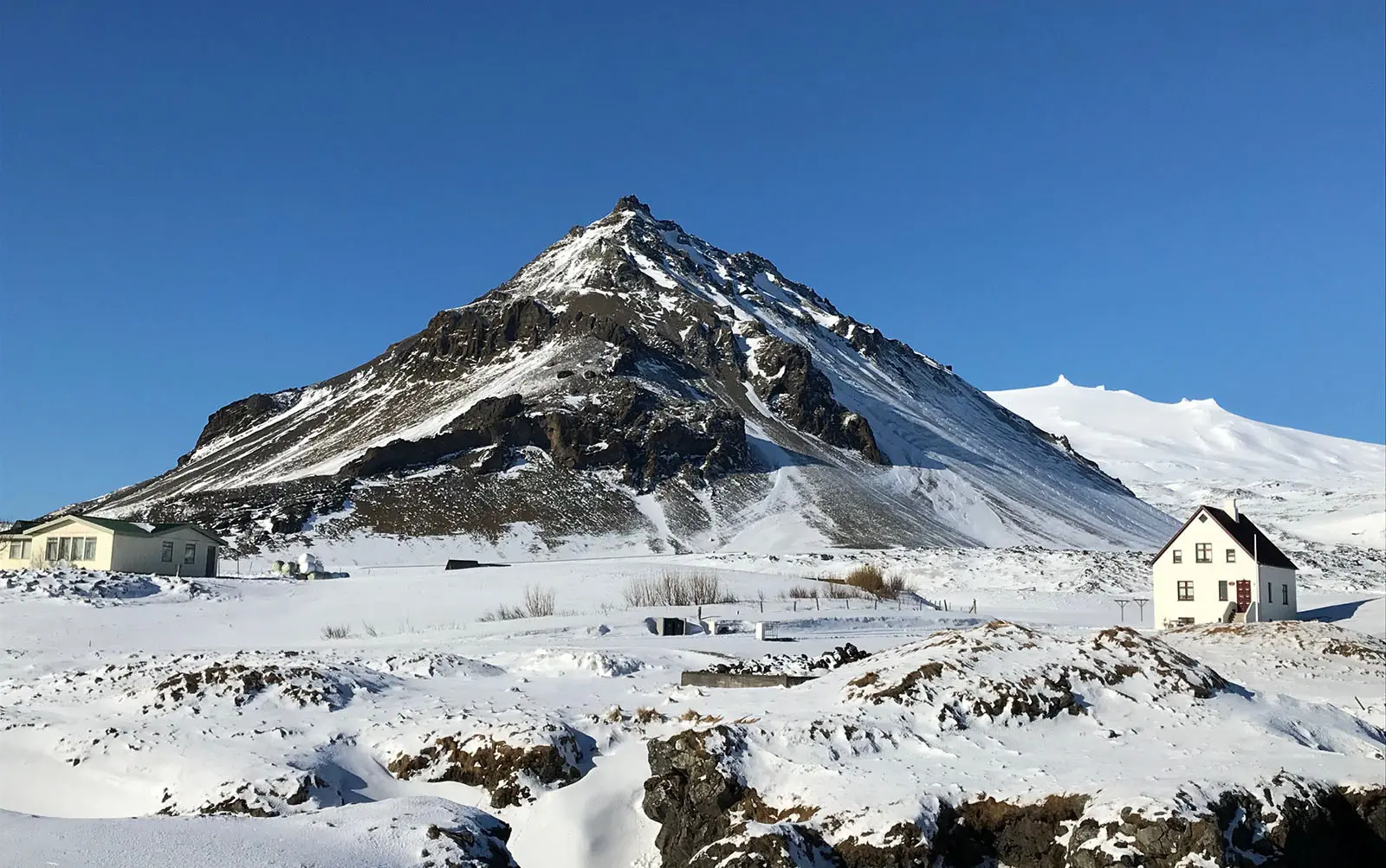 Lanskap di Snaefellsnes, Islandia, pada musim dingin Maret 2018. (Bola.com/Aning Jati)