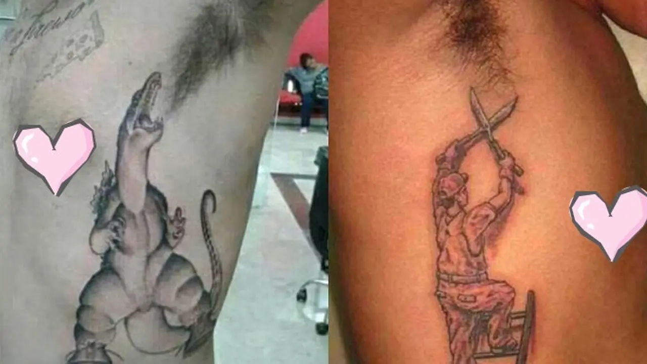 Posisi Enggak Lazim, Ini 6 Tato di Ketiak yang Absurd Banget