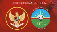 Uji Coba - Timnas Indonesia Vs Timor Leste (Bola.com/Adreanus Titus)