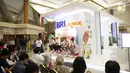 Suasana saat peluncuran kartu Brizzi edisi Asian Games 2018 di Indocomtech, Jakarta, Jumat (3/11). Dalam peluncuran tersebut, BRI mengeluarkan lima seri kartu Brizzi khusus Asian Games 2018. (Liputan6.com/Faizal Fanani)