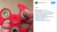 Mainan fidget spinner ternyata dapat membahayakan bagi Anak-anak. Simak berita selengkapnya di sini. (Sumber foto: akun instagram @Fidgetspinner.co_)