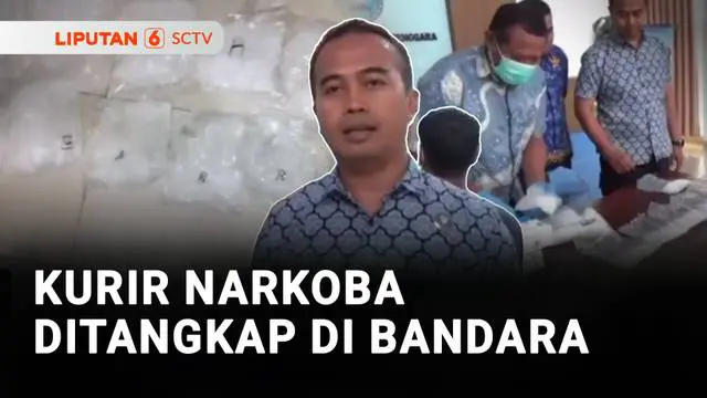 Kurir Narkoba Ditangkap di Bandara
