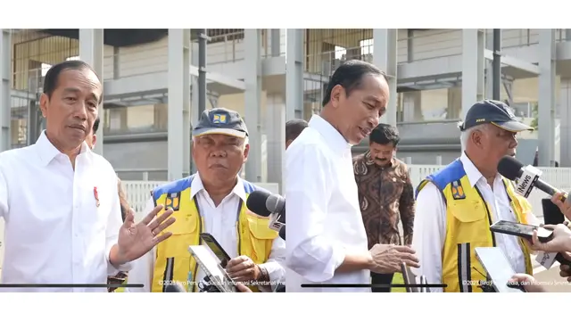 Menteri Basuki Jadi Wartawan Viral