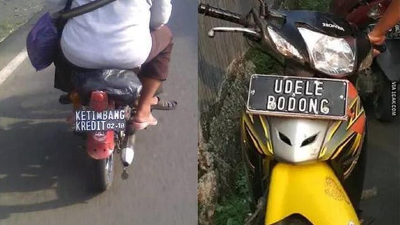 Ragam Modus Pemotor Tutup Pelat Nomor Demi Hindari ETLE