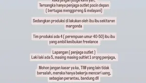 Penjelasan Pemilik Kedai Piscok Terkait Kasus Mutilasi Mantan Karyawan