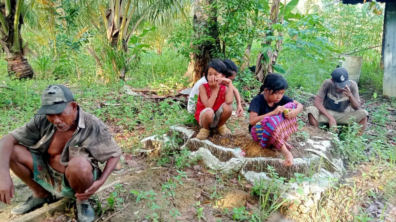 Suku Darat di Pulau Rempang, Batam. (Liputan6.com/Ajang Nurdin)