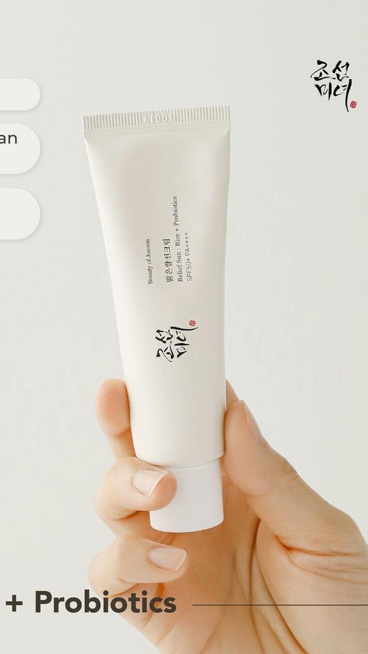 4.&nbsp;Beauty of Joseon Relief Sun : Rice + Probiotics (SPF50+ PA++++)