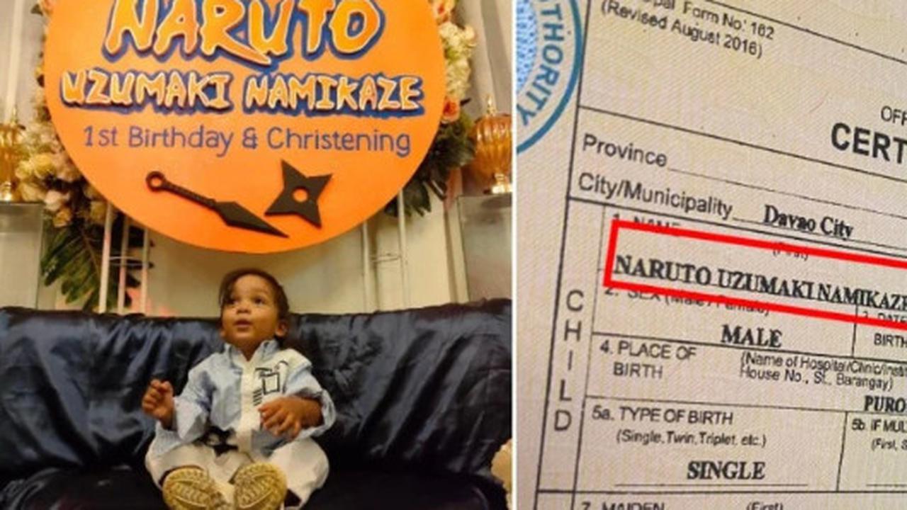 Penggemar Berat, Pria Ini Beri Nama Putranya Naruto Uzumaki Namikaze