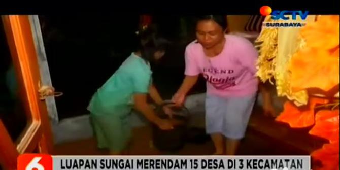 VIDEO: Puluhan Rumah di Gresik dan Nganjuk Terendam Banjir