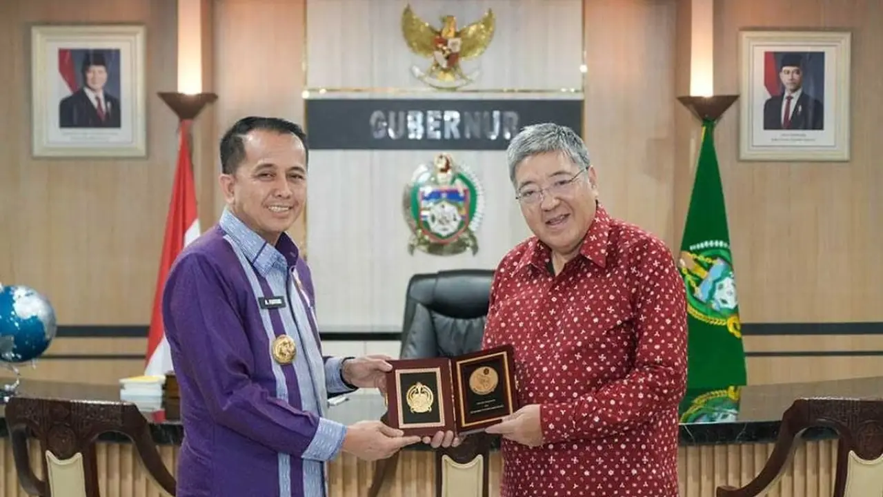 bat (Pj) Gubernur Sumatera Utara (Sumut) Agus Fatoni menerima kunjungan silaturahmi Duta Besar (Dubes) Jepang untuk Indonesia Masaki Yasushi. (istimewa)